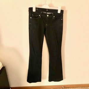 💙 COH Low-Waist Size 27 Flare Dark Blue Jeans